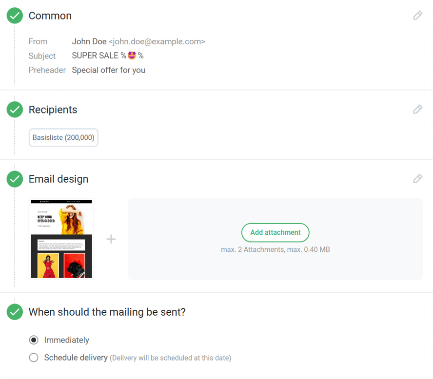 Anti-spam test example